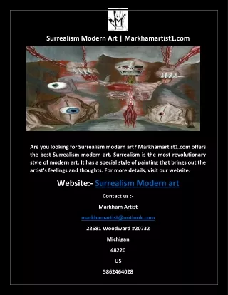 surrealism modern art markhamartist1 com