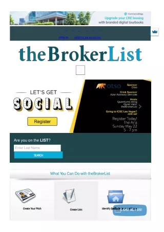 Commercial broker