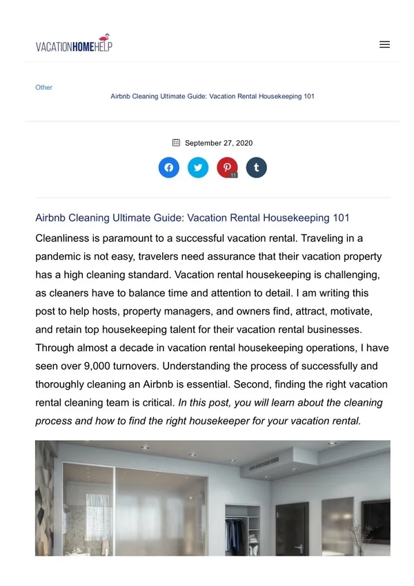 Airbnb Cleaning