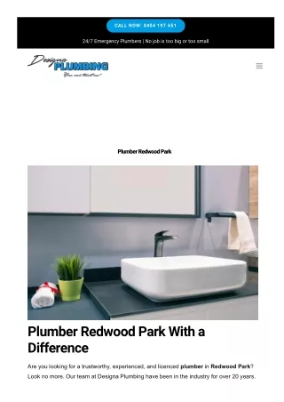 Plumber Redwood Park