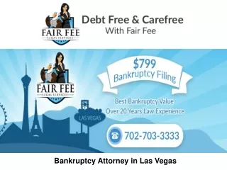 Bankruptcy Attorney in Las Vegas