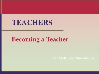 TEACHERS