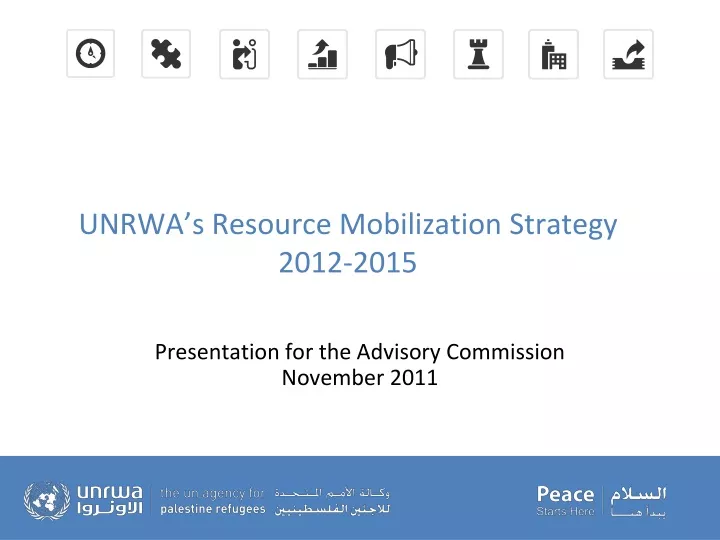 unrwa s resource mobilization strategy 2012 2015