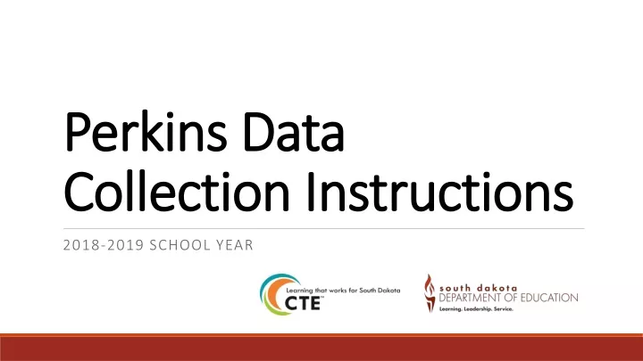 perkins data collection instructions