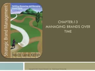 CHAPTER:13 Managing Brands Over Time