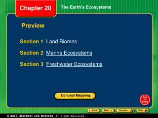 The Earth’s Ecosystems