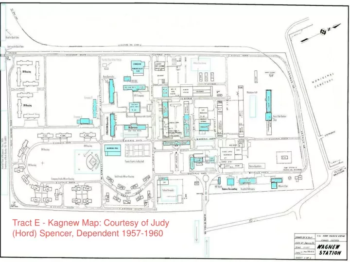 tract e kagnew map courtesy of judy hord spencer