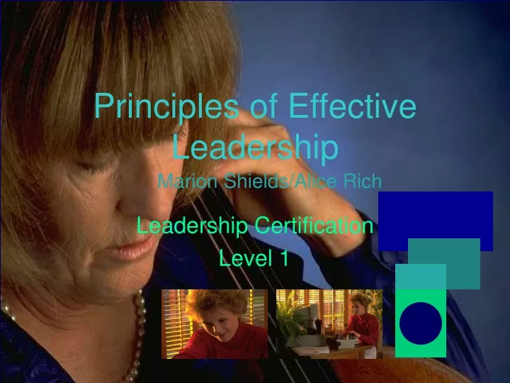 principles of effective leadership