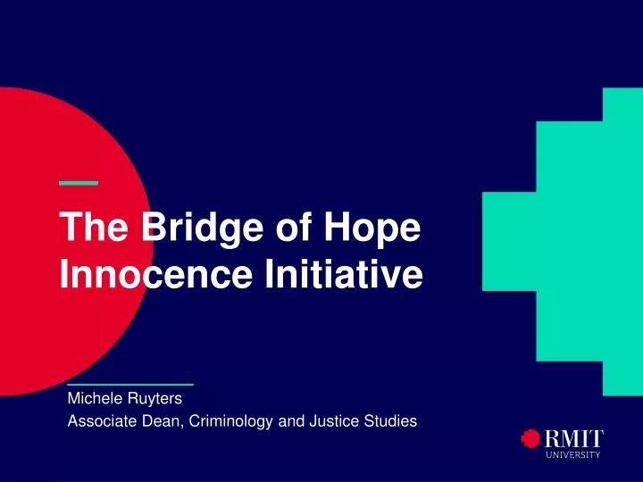 the bridge of hope innocence initiative
