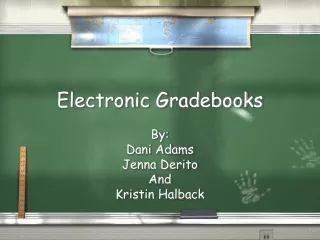 Electronic Gradebooks