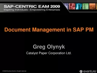 Document Management in SAP PM