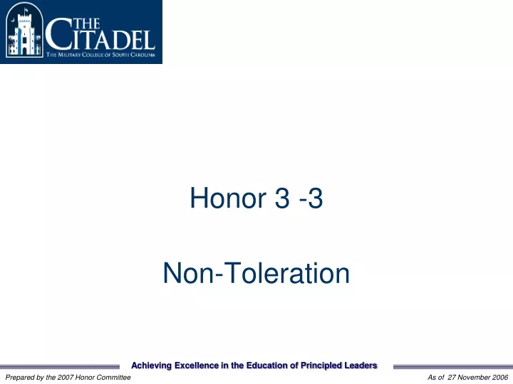 honor 3 3 non toleration