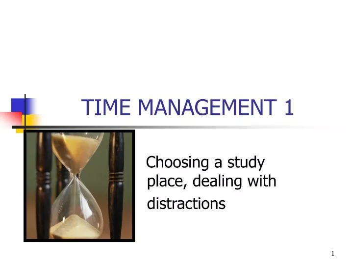 time management 1