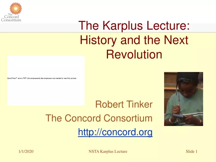 the karplus lecture history and the next revolution