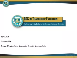 DSS in  Transition/Execution