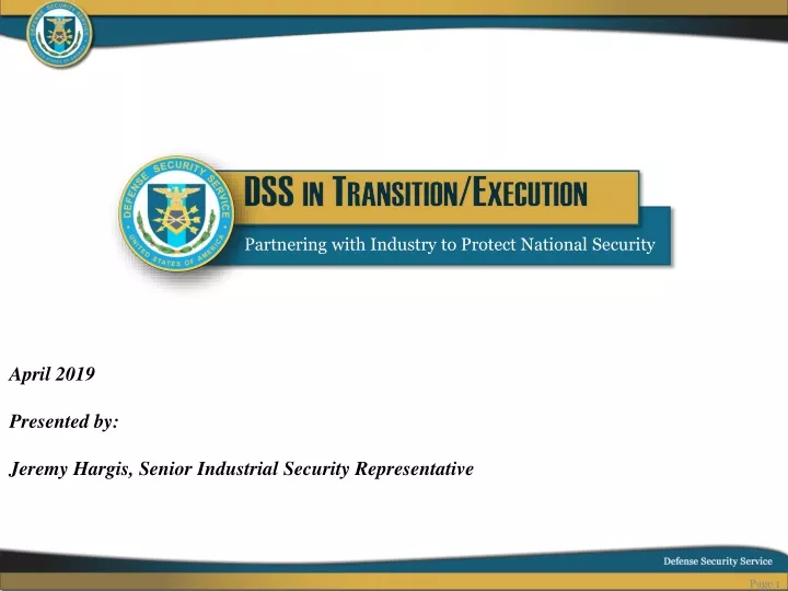 dss in transition execution