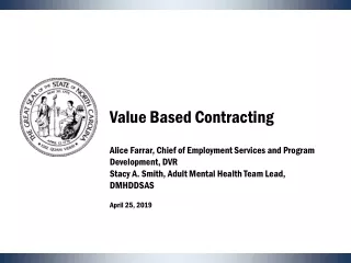 Value Based Contracting