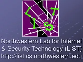 Northwestern Lab for Internet &amp; Security Technology (LIST) list.cs.northwestern