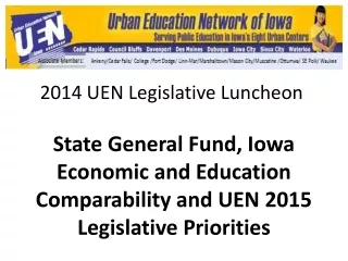 UEN Membership requires: Two or more comprehensive high schools and/or 10,000 or more students