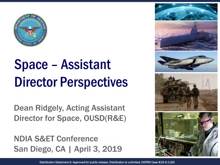 space assistant director perspectives