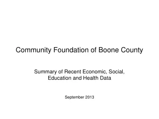 Community Foundation of Boone County