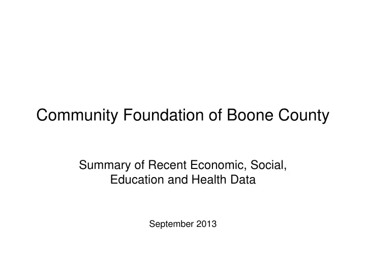 community foundation of boone county