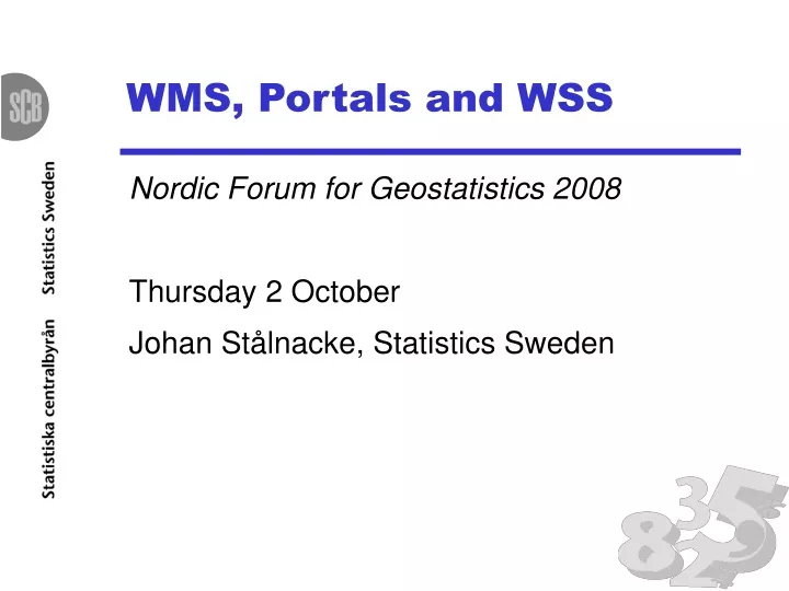 wms portals and wss