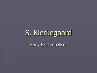 S. Kierkegaard