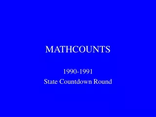 MATHCOUNTS