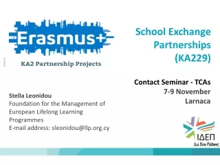School  Exchange          Partnerships       (KA229)
