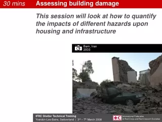 Assessing building damage