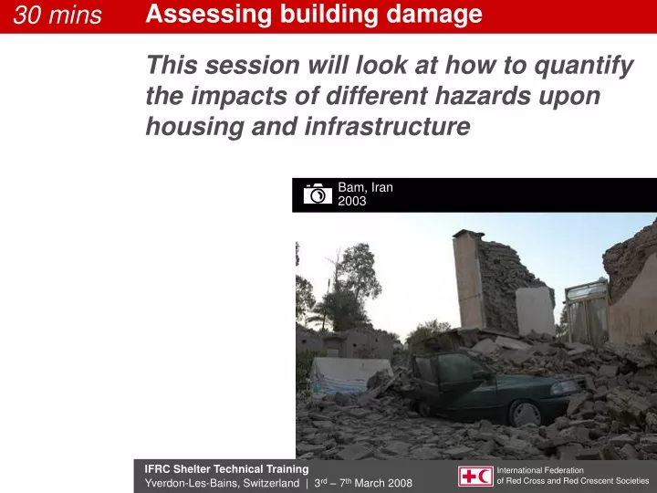 assessing building damage