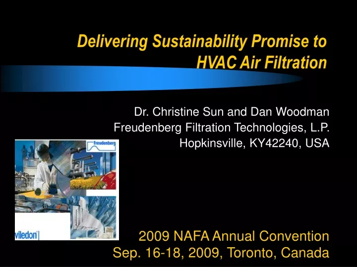 delivering sustainability promise to hvac air filtration