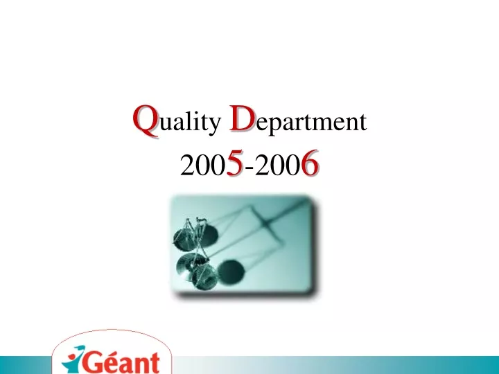 q uality d epartment 200 5 200 6