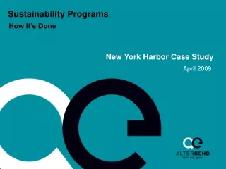 Sustainability Programs