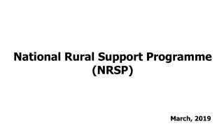National Rural Support Programme (NRSP)