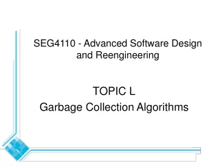 SEG4110 - Advanced Software Design and Reengineering
