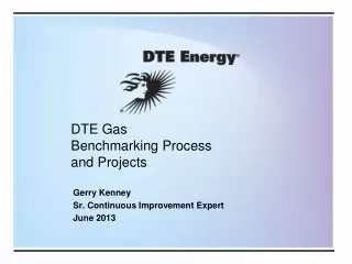 DTE Gas  Benchmarking Process  and Projects