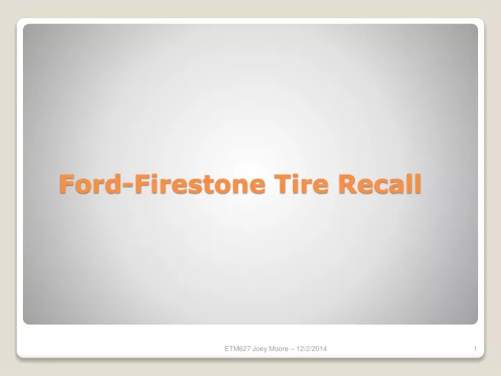 ford firestone tire recall