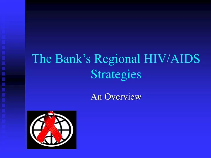 the bank s regional hiv aids strategies