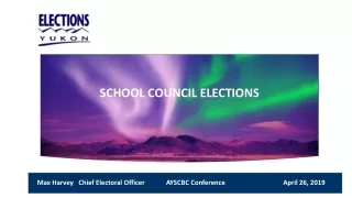 SCHOOL COUNCIL ELECTIONS