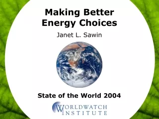 State of the World 2004