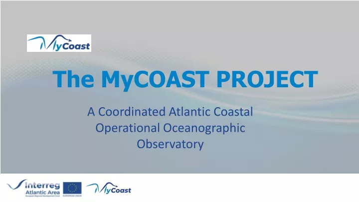 the mycoast project