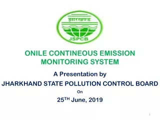 ONILE CONTINEOUS EMISSION MONITORING SYSTEM A  Presentation  by
