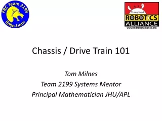 Chassis / Drive Train 101