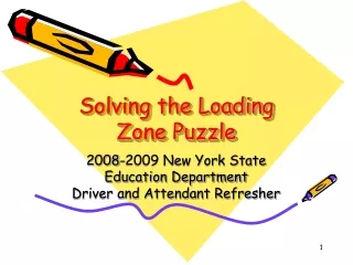 Solving the Loading Zone Puzzle