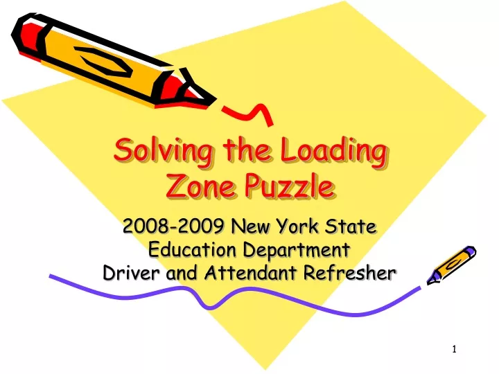 solving the loading zone puzzle
