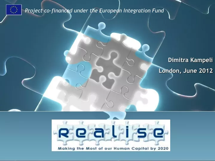 project co financed under the european