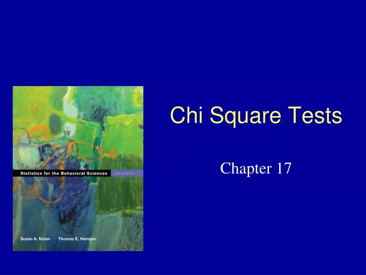 chi square tests