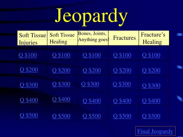 jeopardy